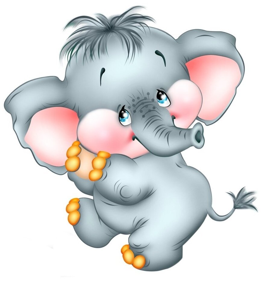 Слон под зонтом