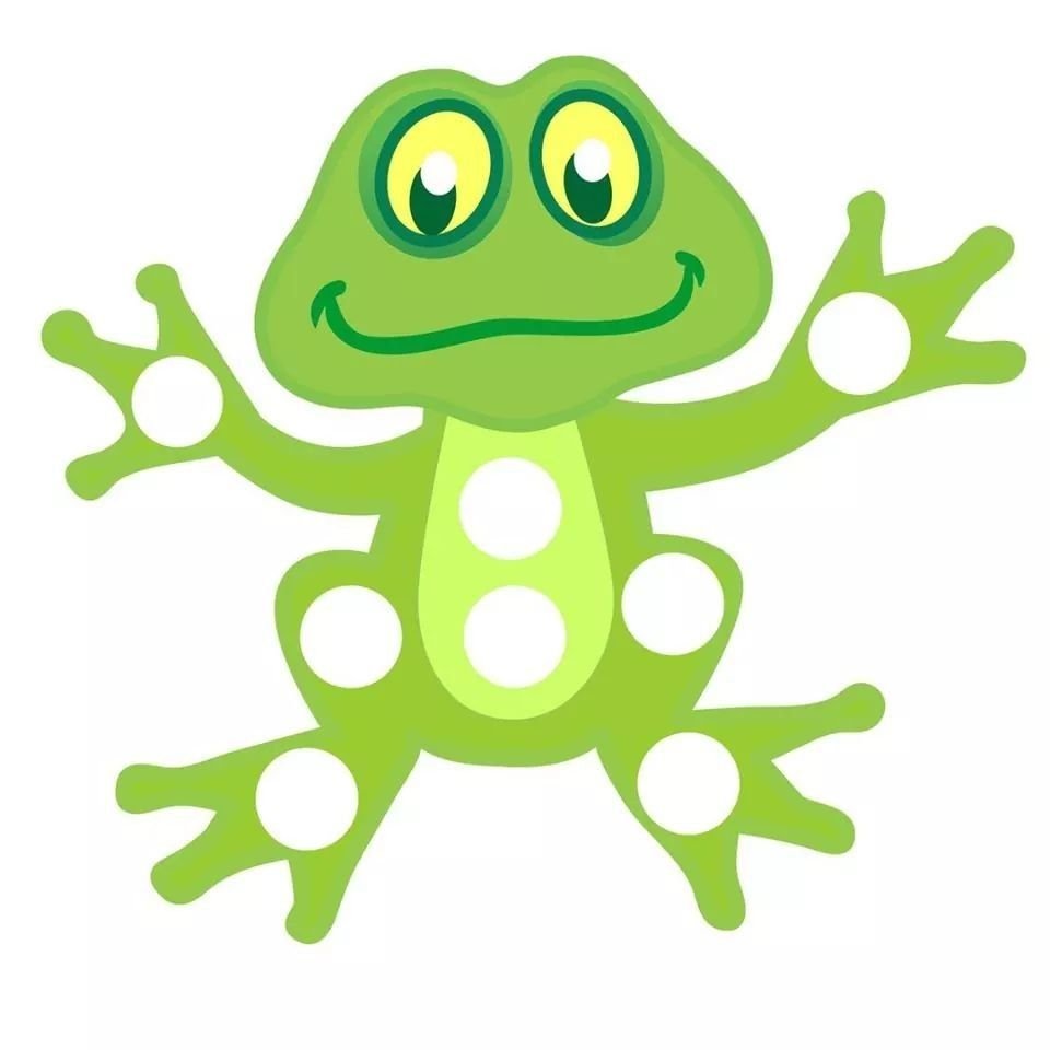 Лягушка мультяшная