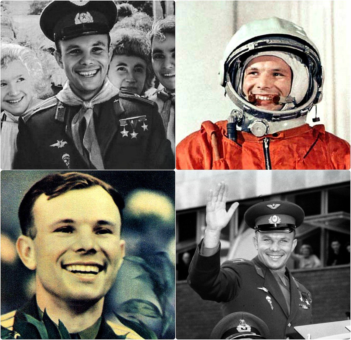 Гагарин Юрий Алексеевич в скафандре