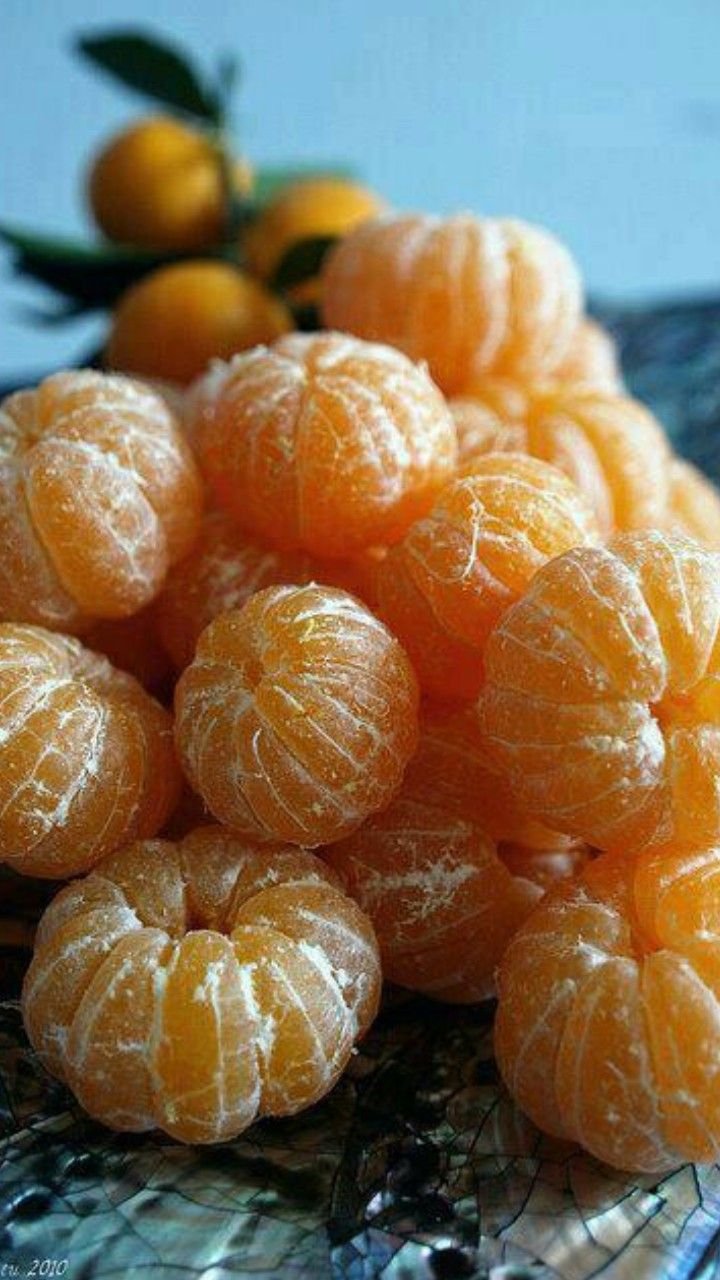 Новогодний мандарин.