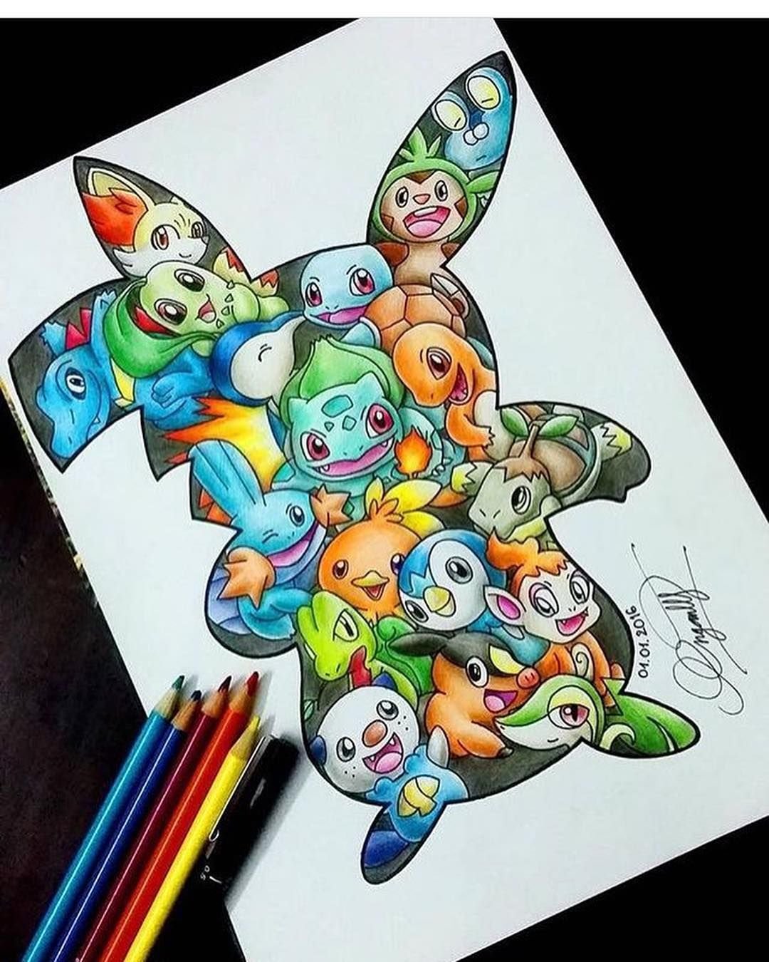 Разноцветные персонажи