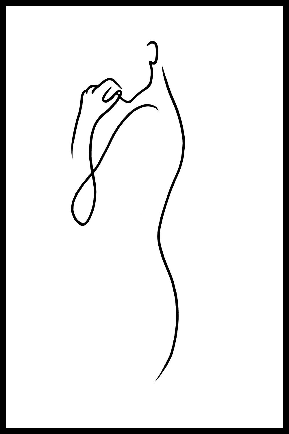 Женский силуэт