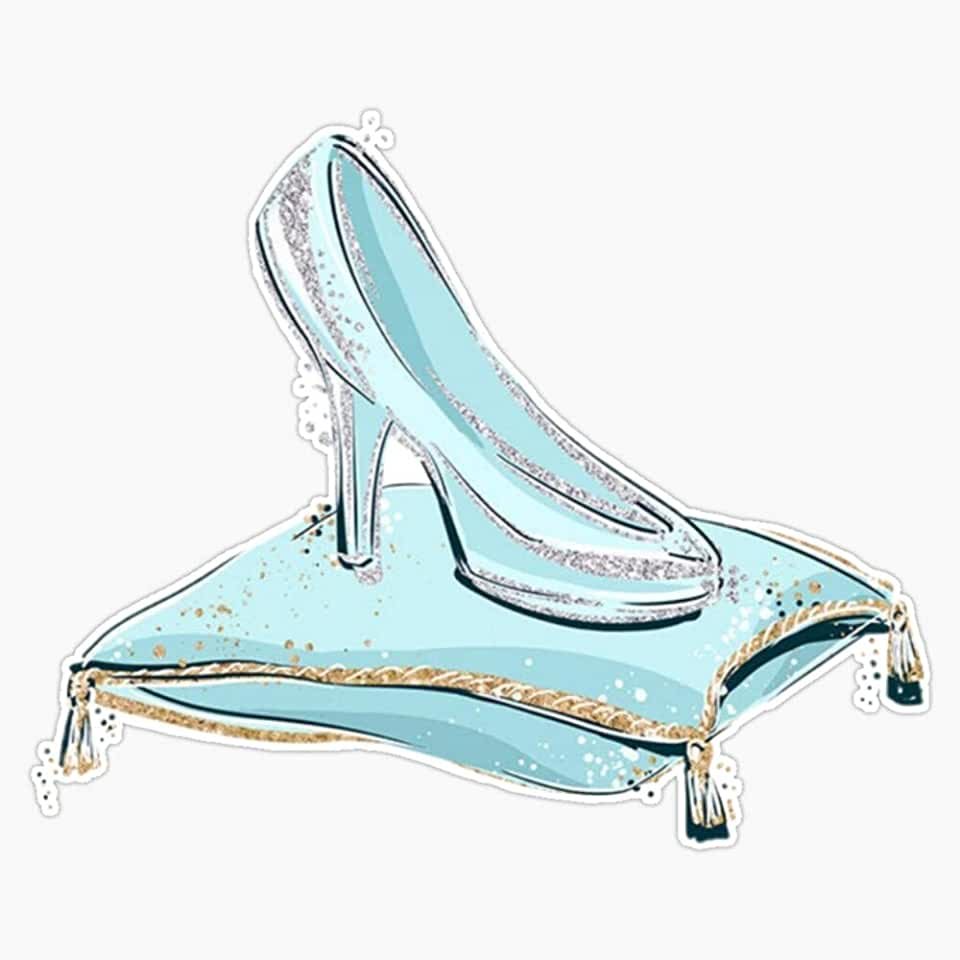 Туфелька Золушки на подушке