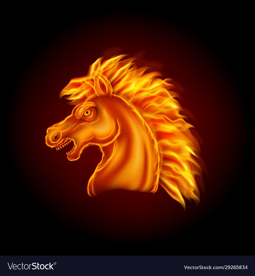 Конь с огненной гривой