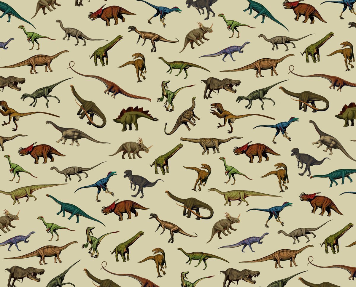 Динозавры фон
