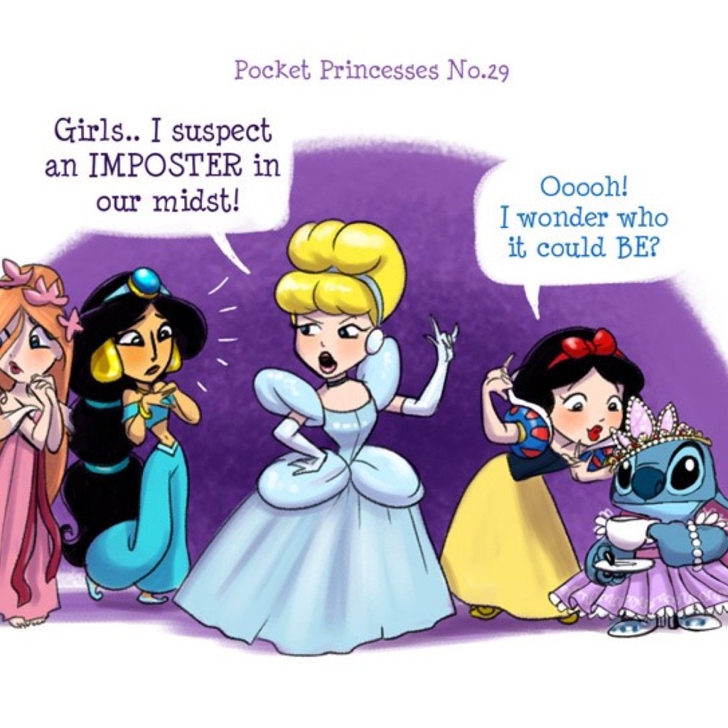 Если бы принцессы Диснея жили вместе