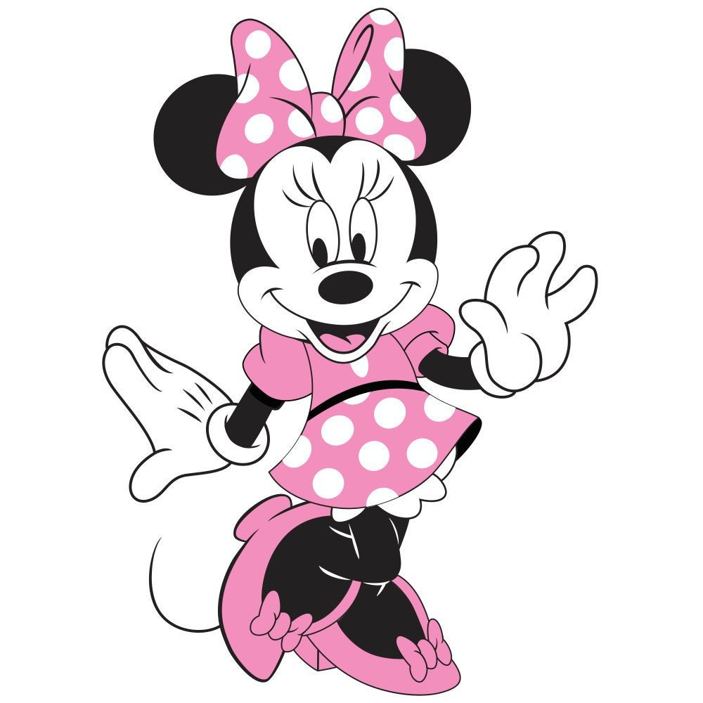 Минни Маус в розовом