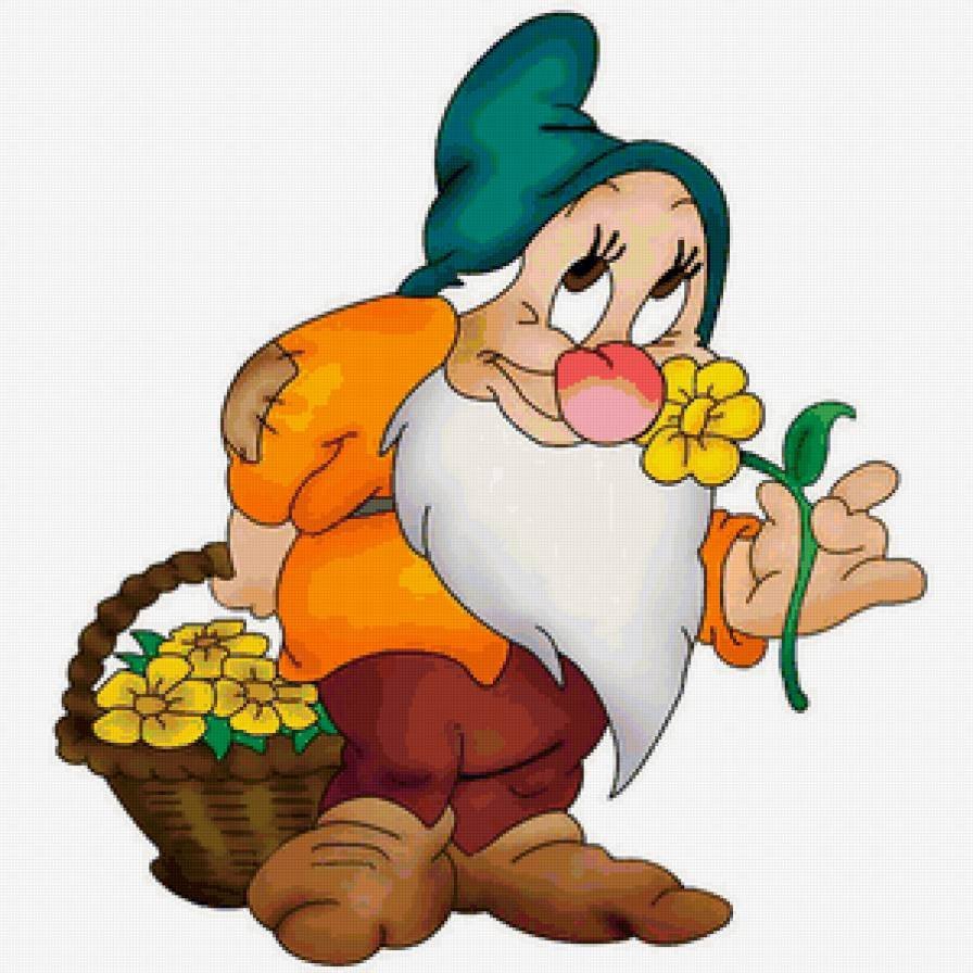 Гном Скромник из Белоснежки