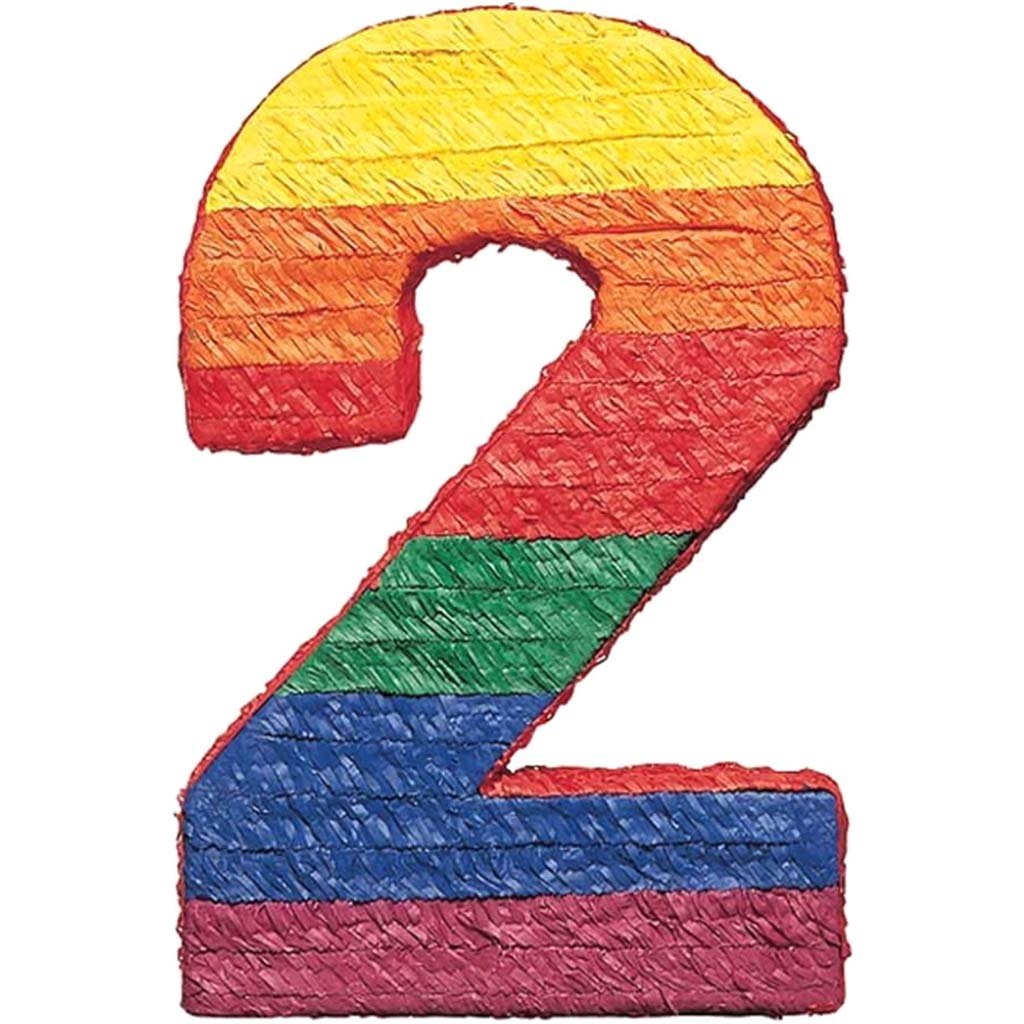 Разноцветная двойка