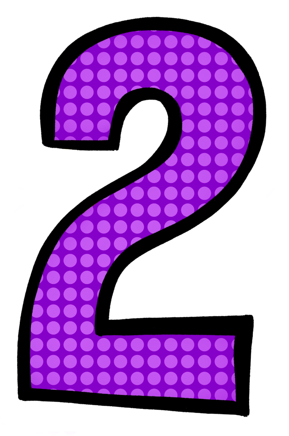 Красивая цифра 2