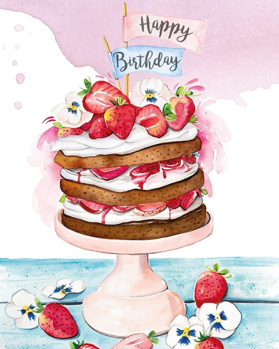 Открытки с днём рождения подруге оригинальные