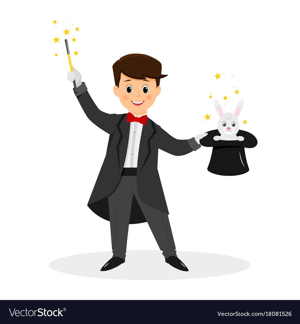 Фокусник вектор