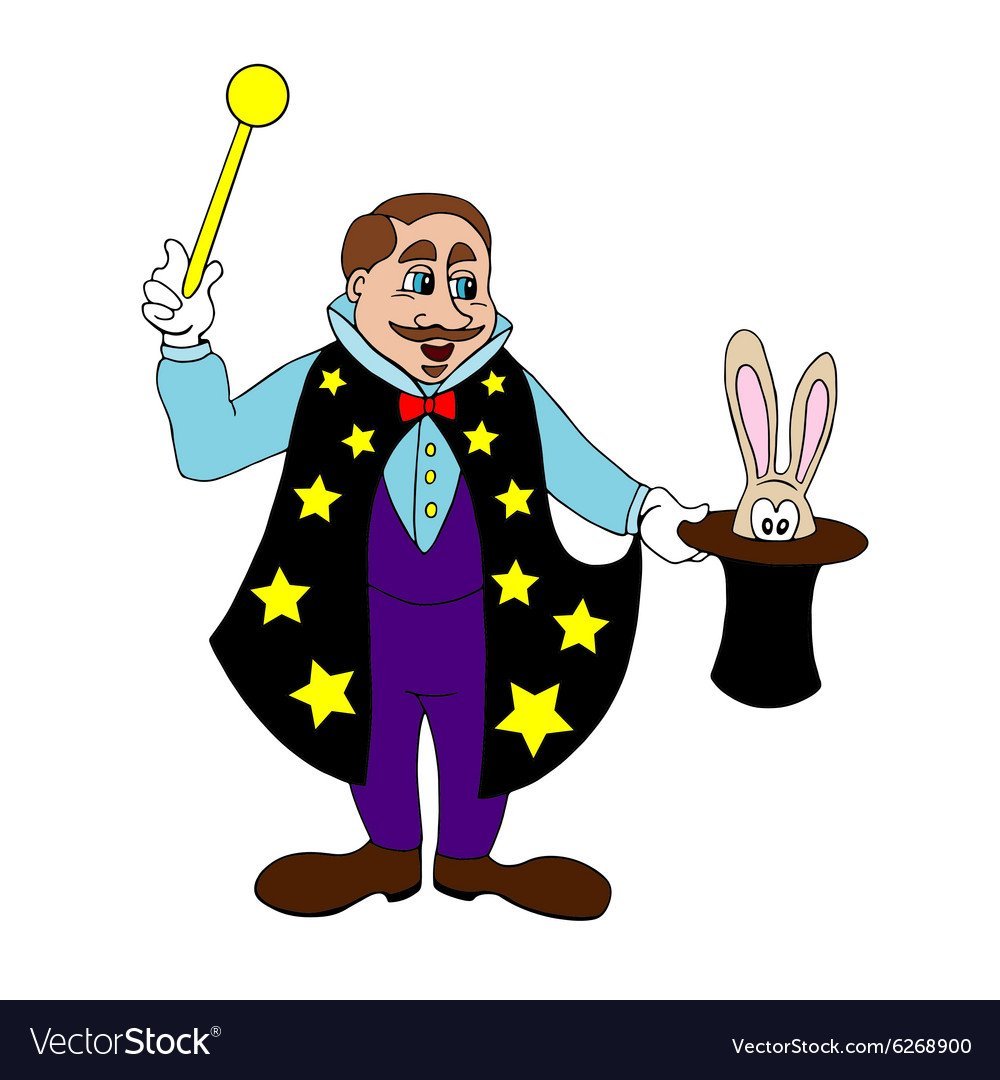 Фокусник мультяшный