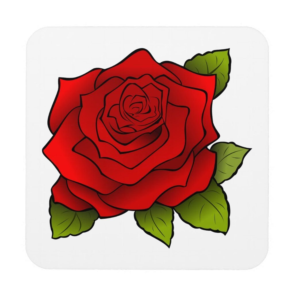 Синий цветок рисунок