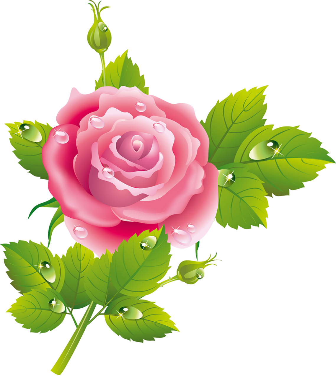 Роза раскраска для детей