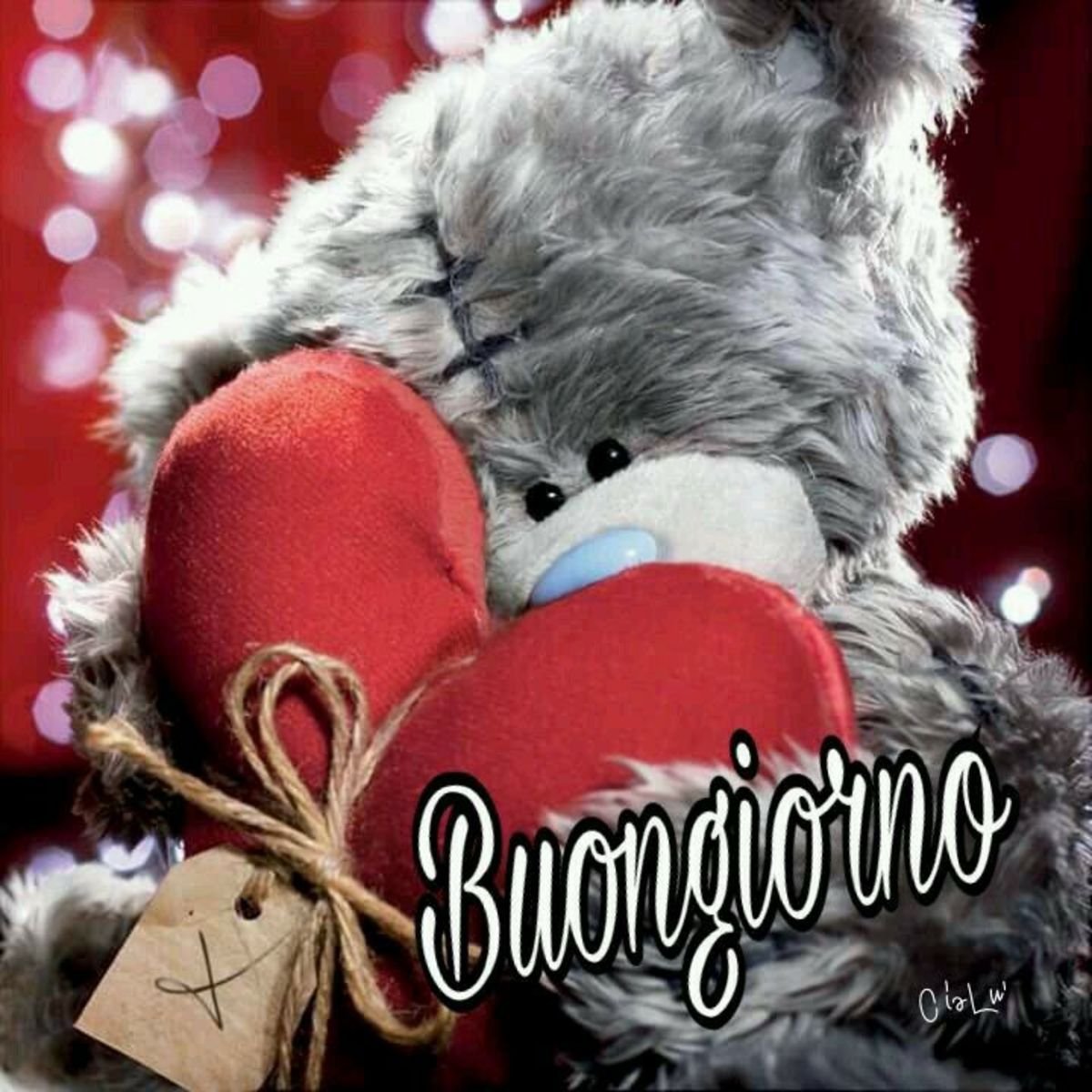 Плюшевый Медвежонок с добрым утром