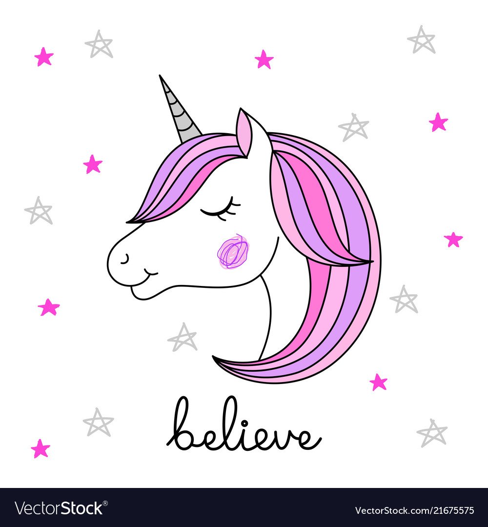 Голова единорога