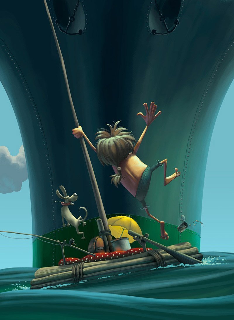 Иллюстратор Денис Зильбер открытки