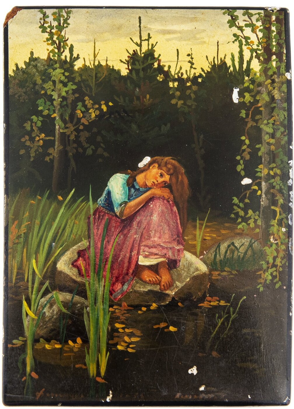 Фотосессия у ручья