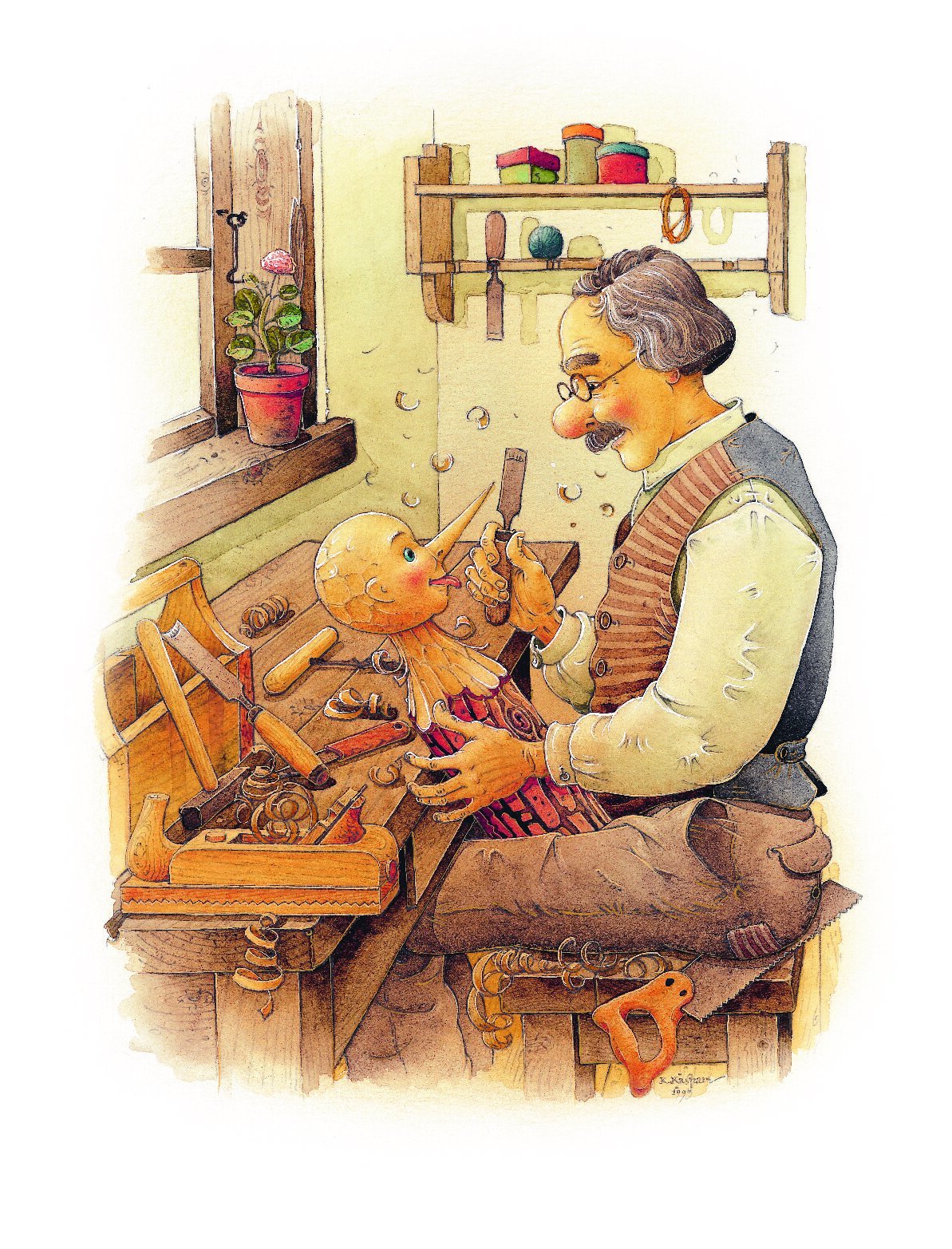 Папа Карло золотой ключик