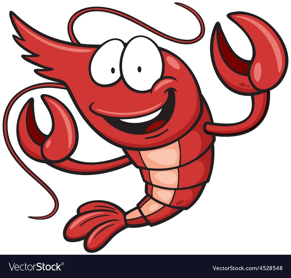 Креветка мультяшка