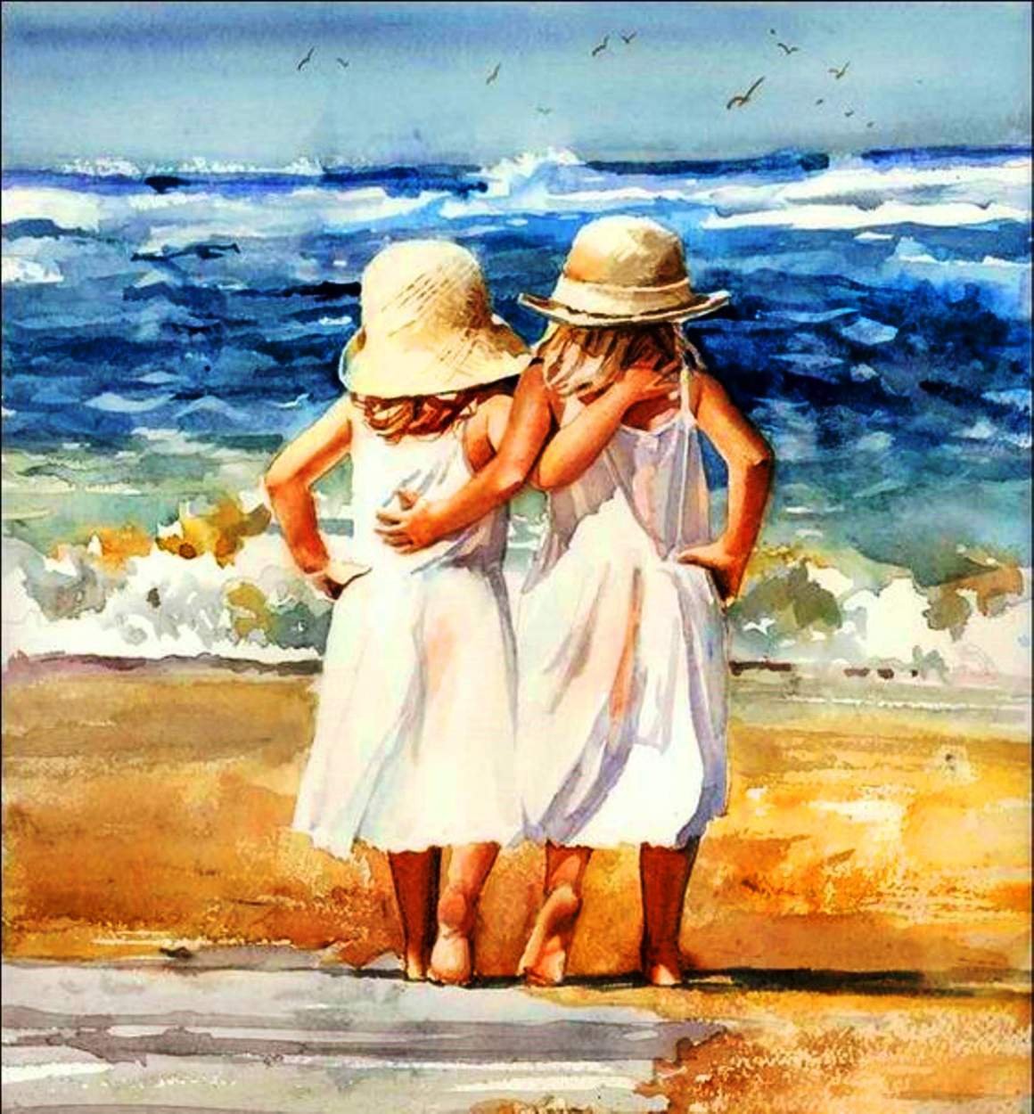 Две сестры на море