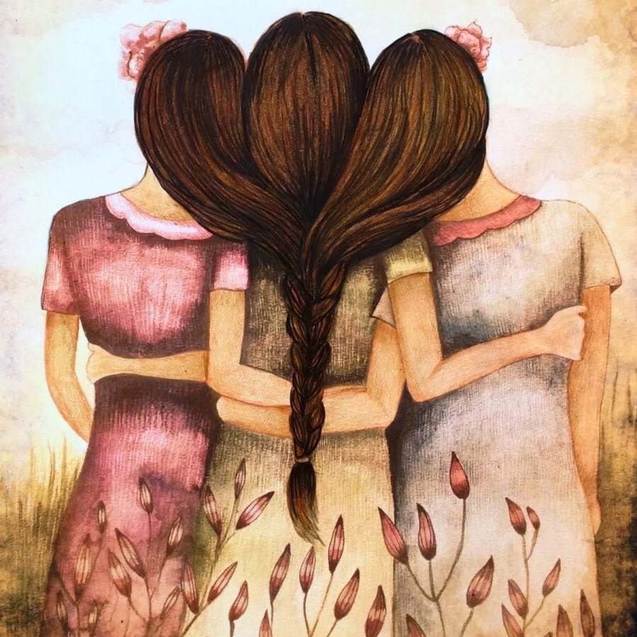 Картина лучшие подружки