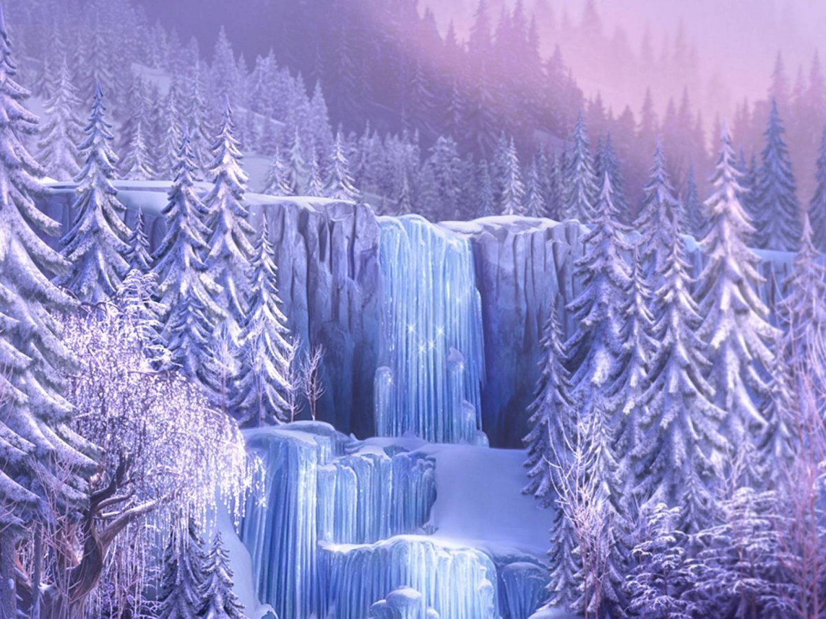 Сказочный зимний лес