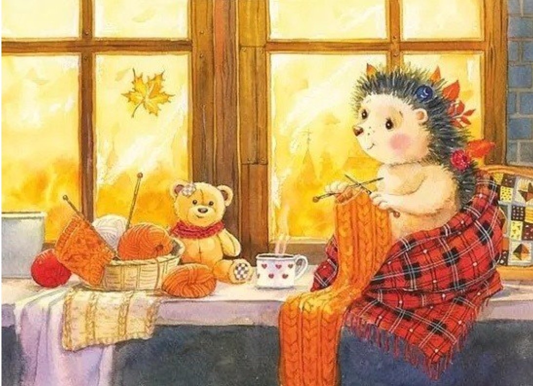 Иллюстрации Евгения Чистотина ежики