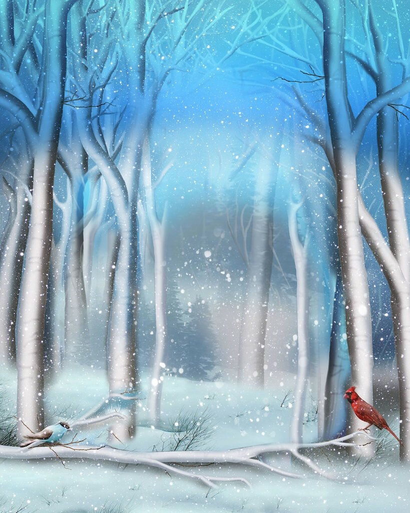 Сказочный лес зима