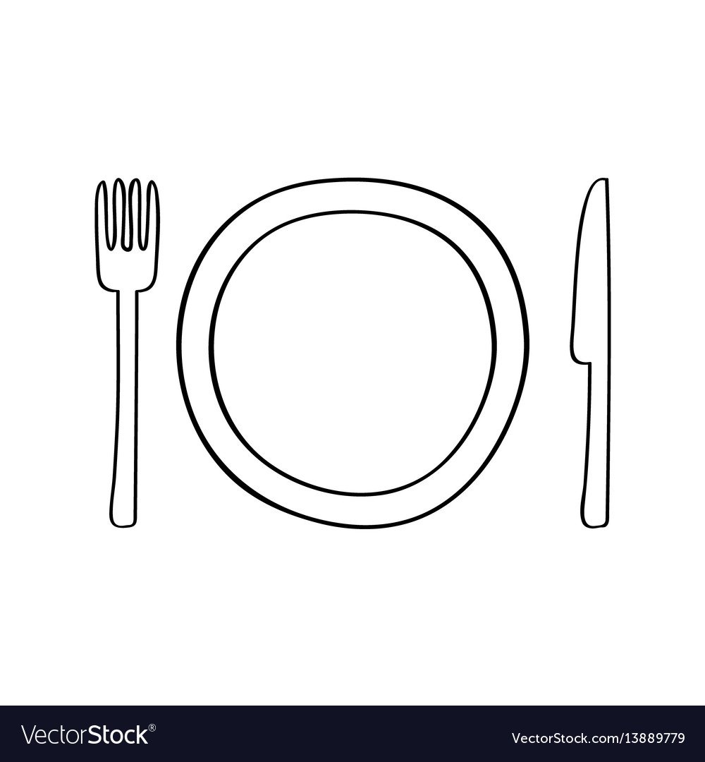 Тарелка на прозрачном фоне