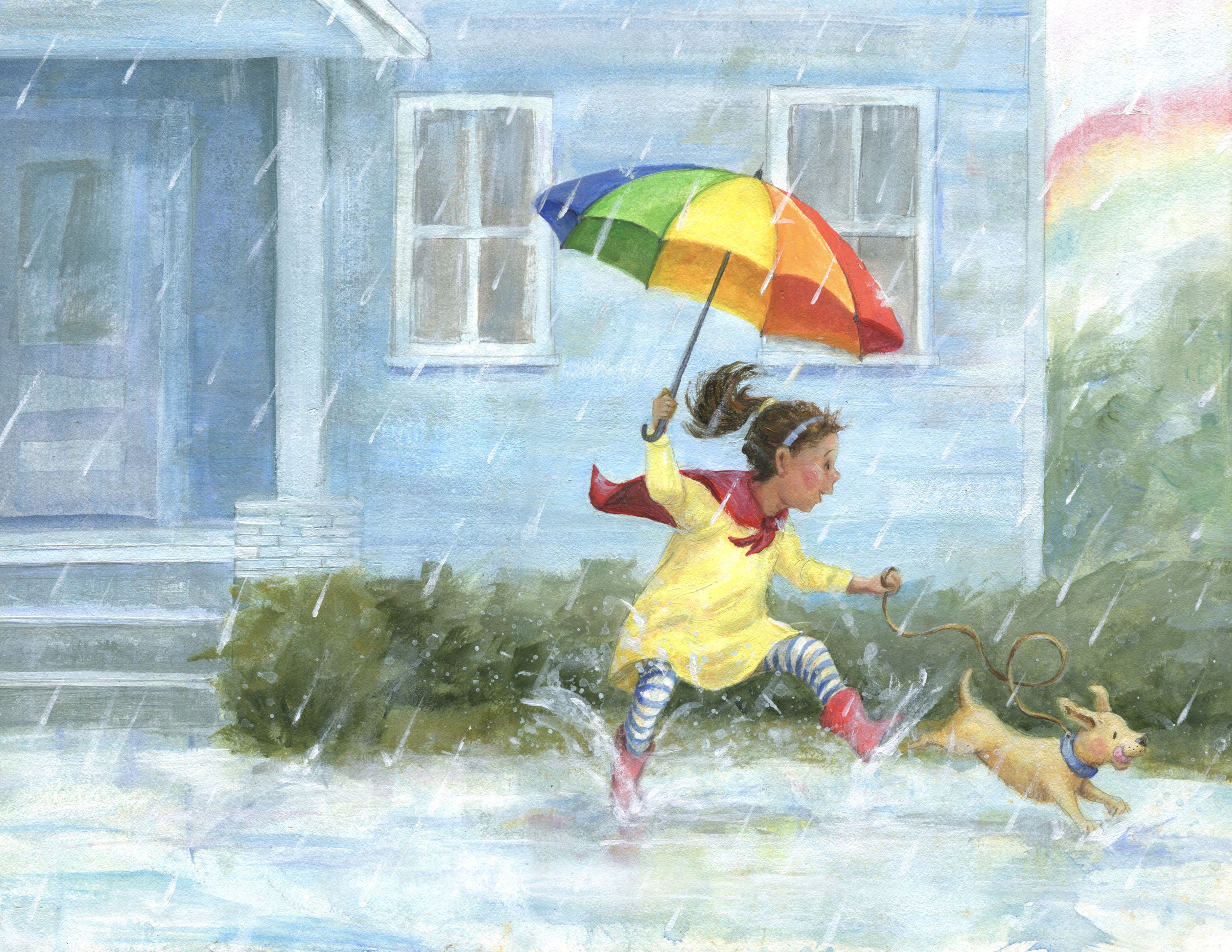 Гулять зонтиком. Дождливый день. Прогулка под дождем летом. Дождь иллюстрация. Под дождем.