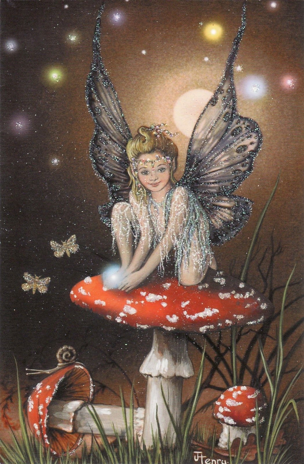 Сказочные феи на прозрачном фоне