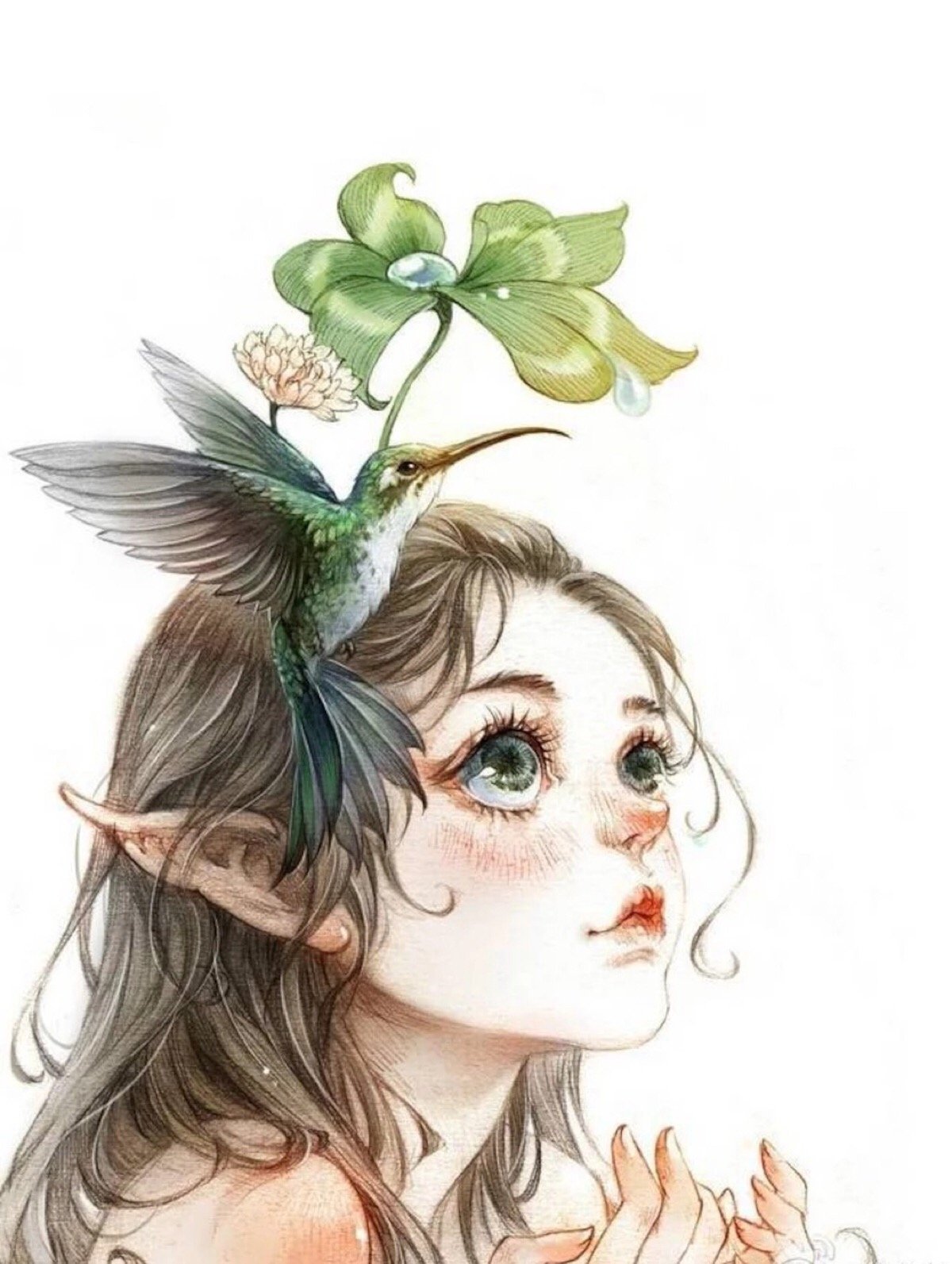 Эльфы акварелью