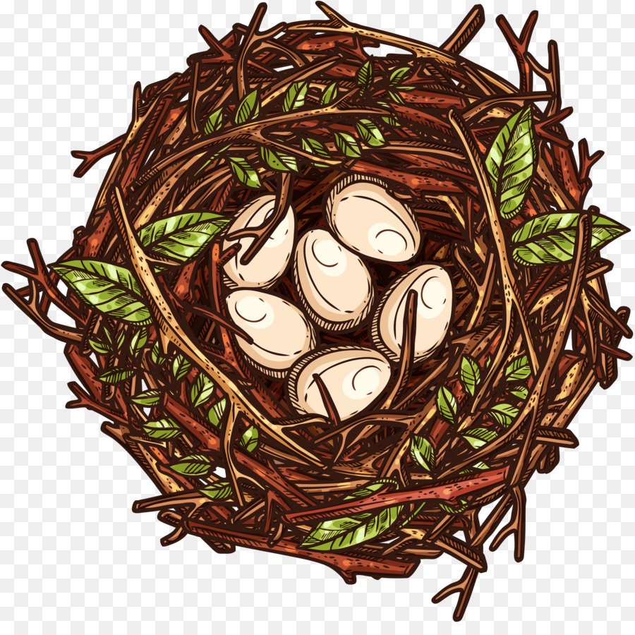 Гнездо с яйцами для детей