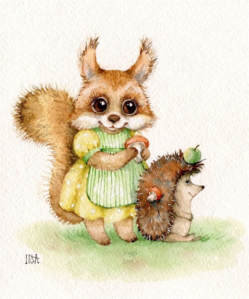 Иллюстрации Инги Измайловой