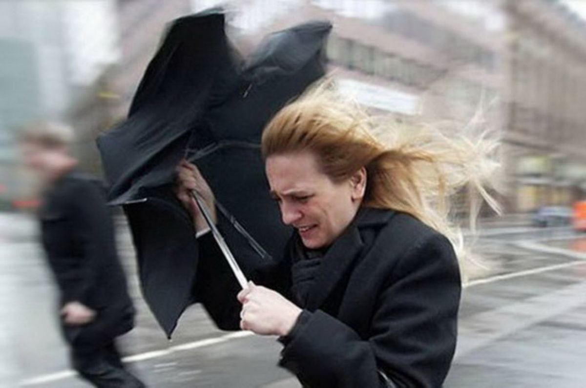 Очень сильный ветер