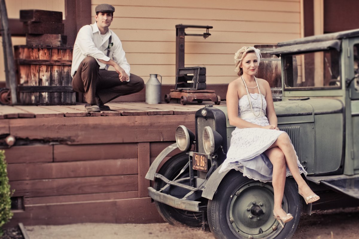 Свадебная фотосессия в стиле Винтаж