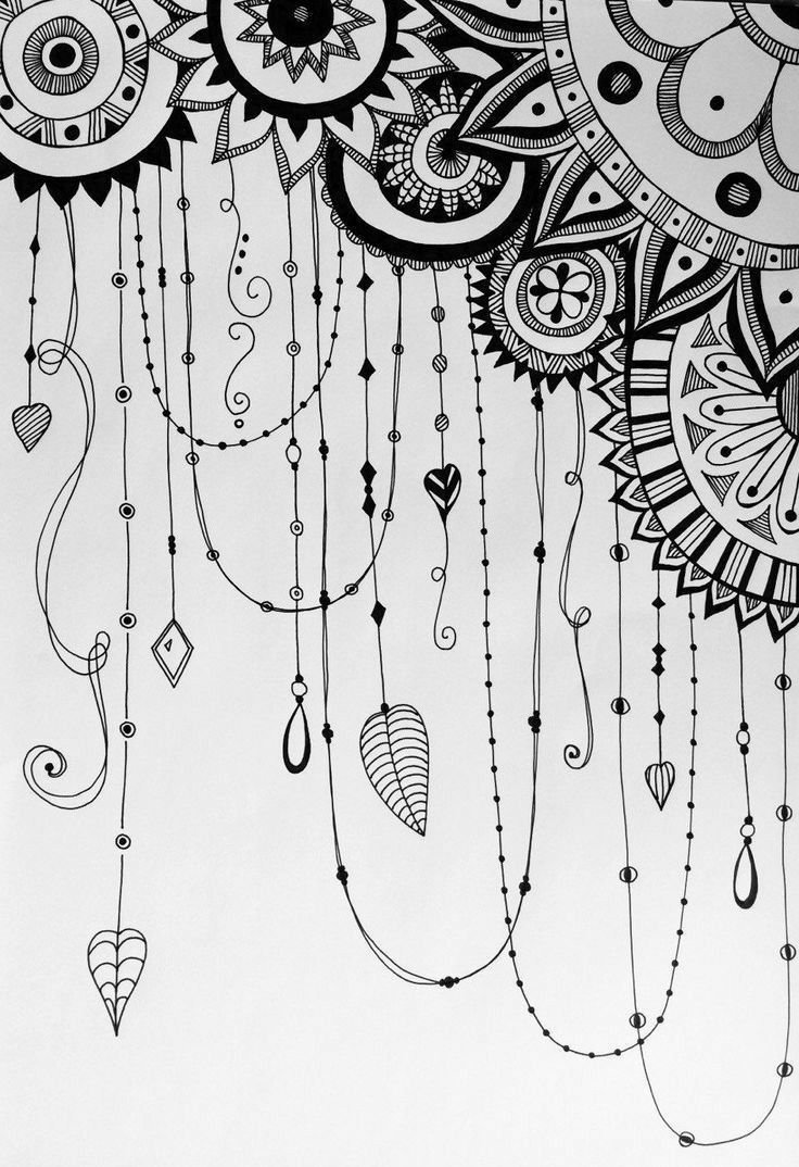 Зентангл Ловец снов