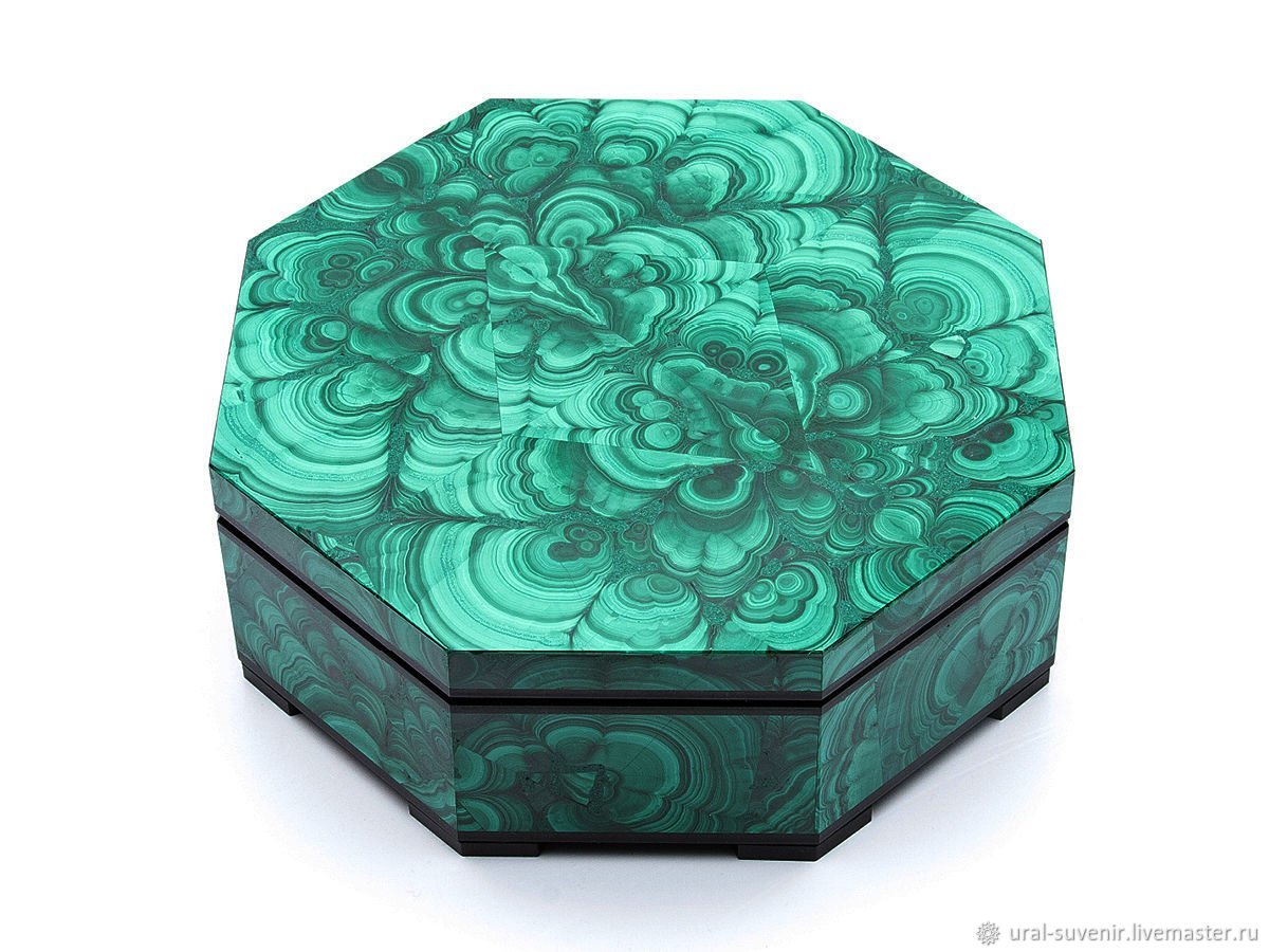 Шкатулки малахит Малахитовая шкатулка