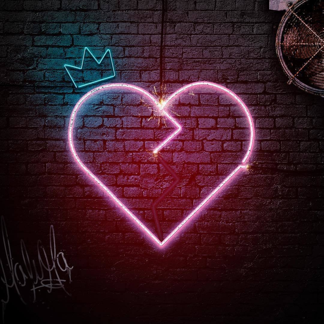 Неоновые сердечки