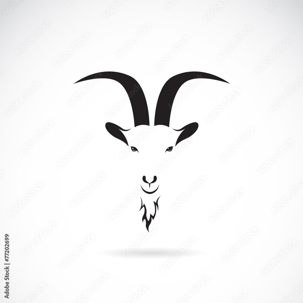 Голова козы очертания