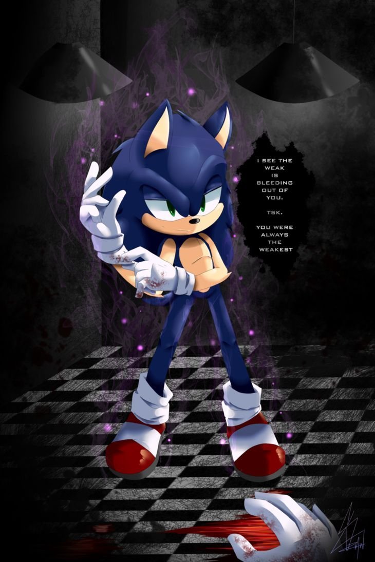 Дарк Соник ехе арт