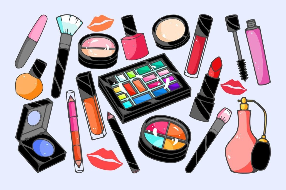 Стикер "косметика"