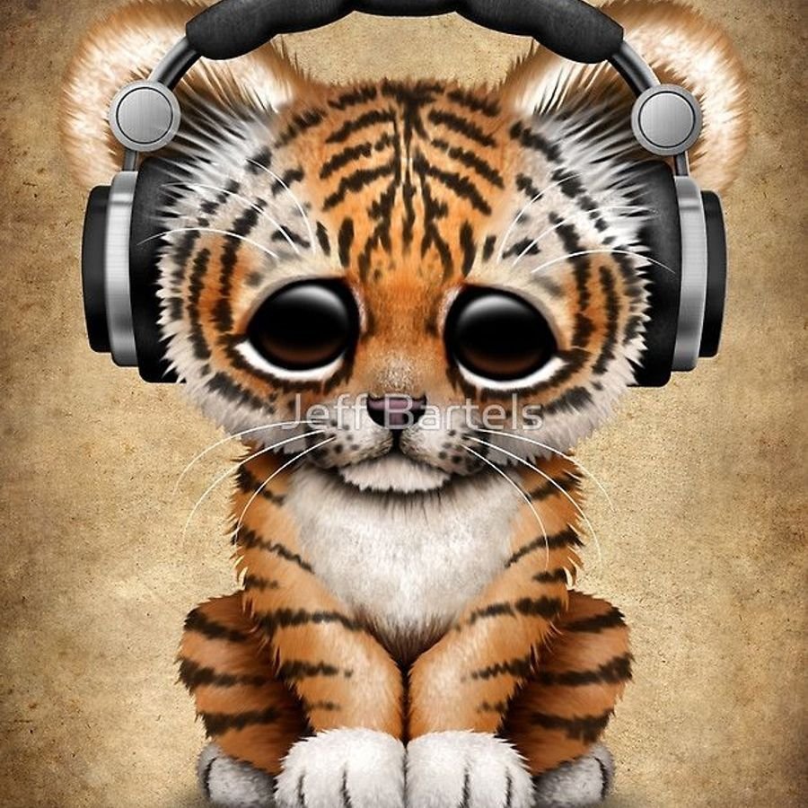 Тигр в брызгах воды