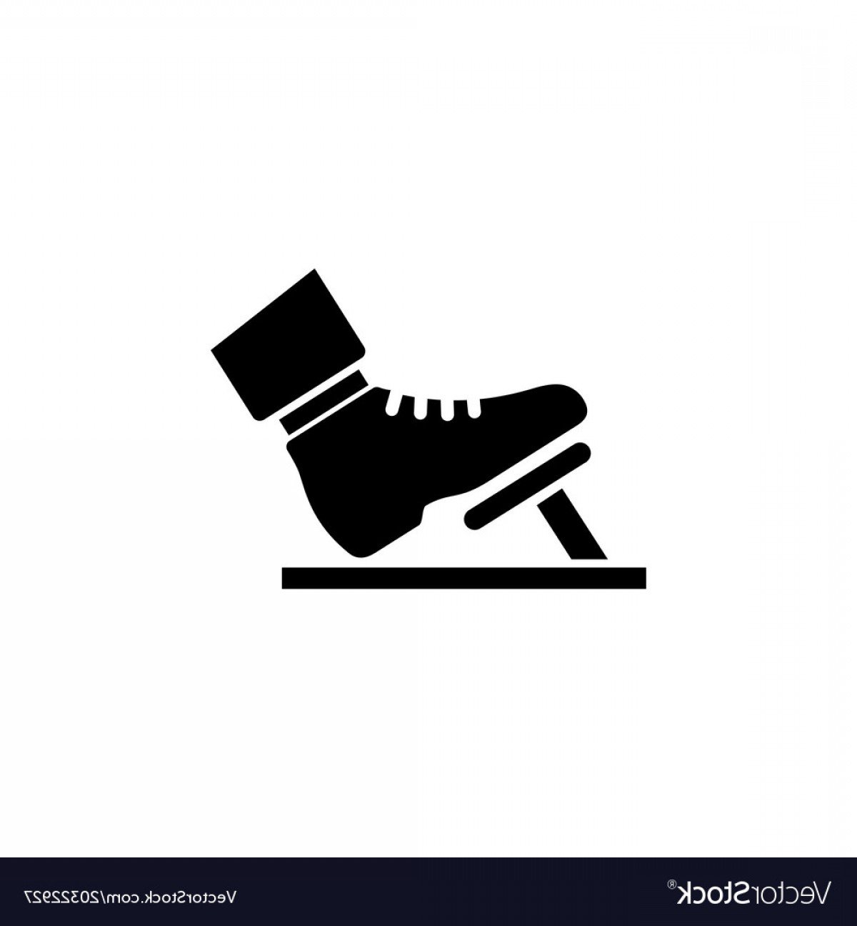 Нажатие на педаль значок