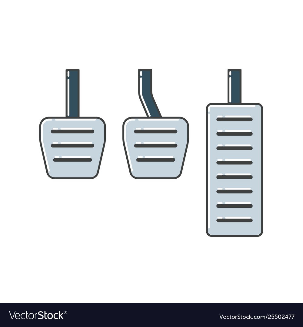 Педали в машине рисунок