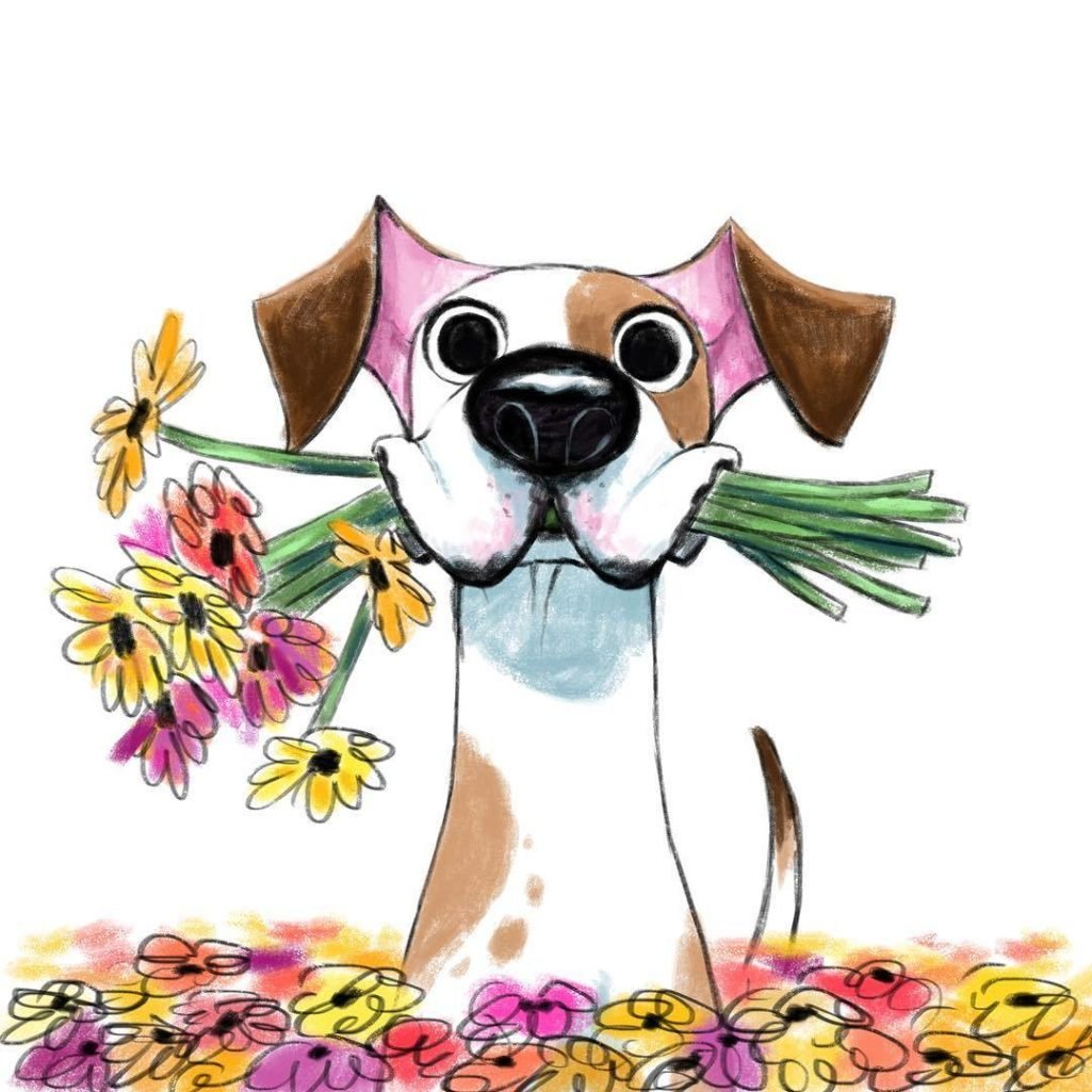 Котик с пузырьком из носа