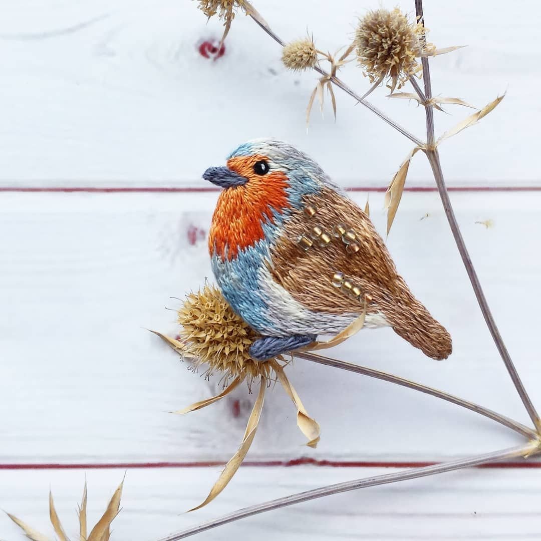 Птичка в шапочке