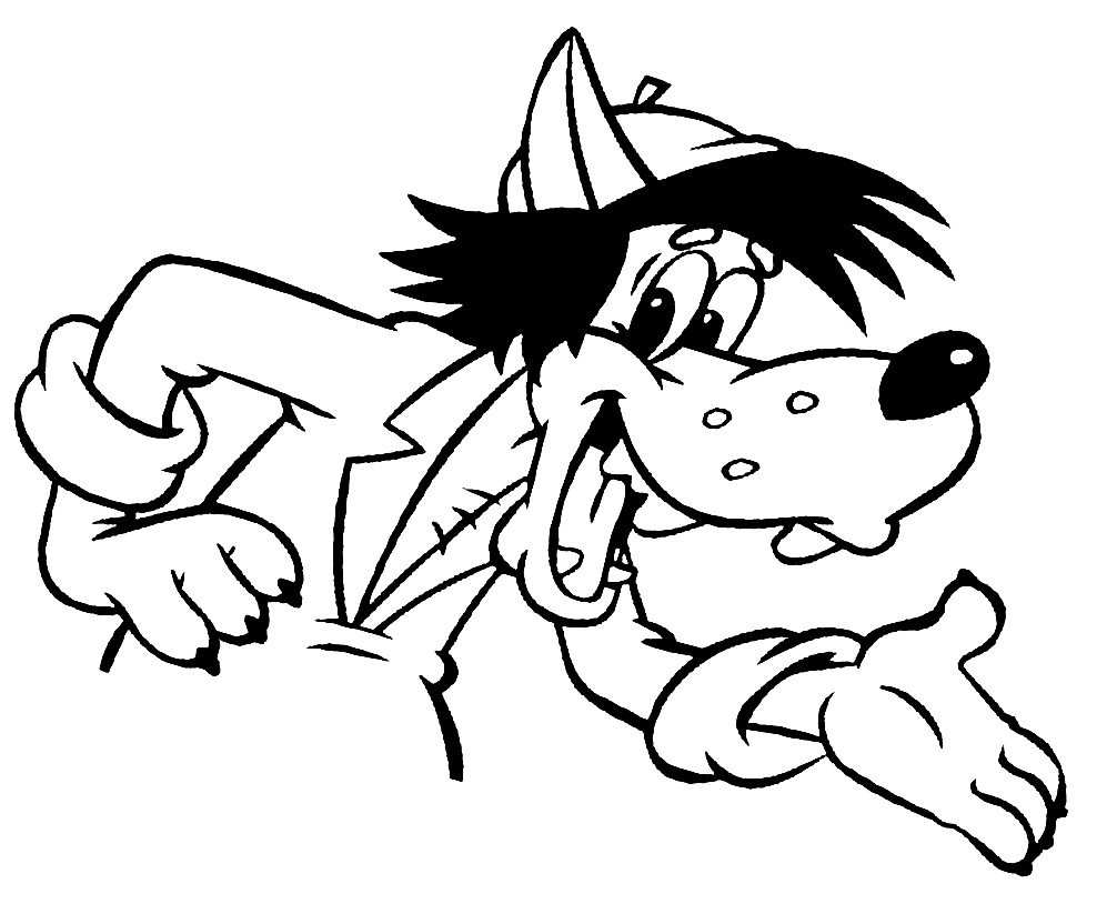 Раскраска ну погоди Новогодняя